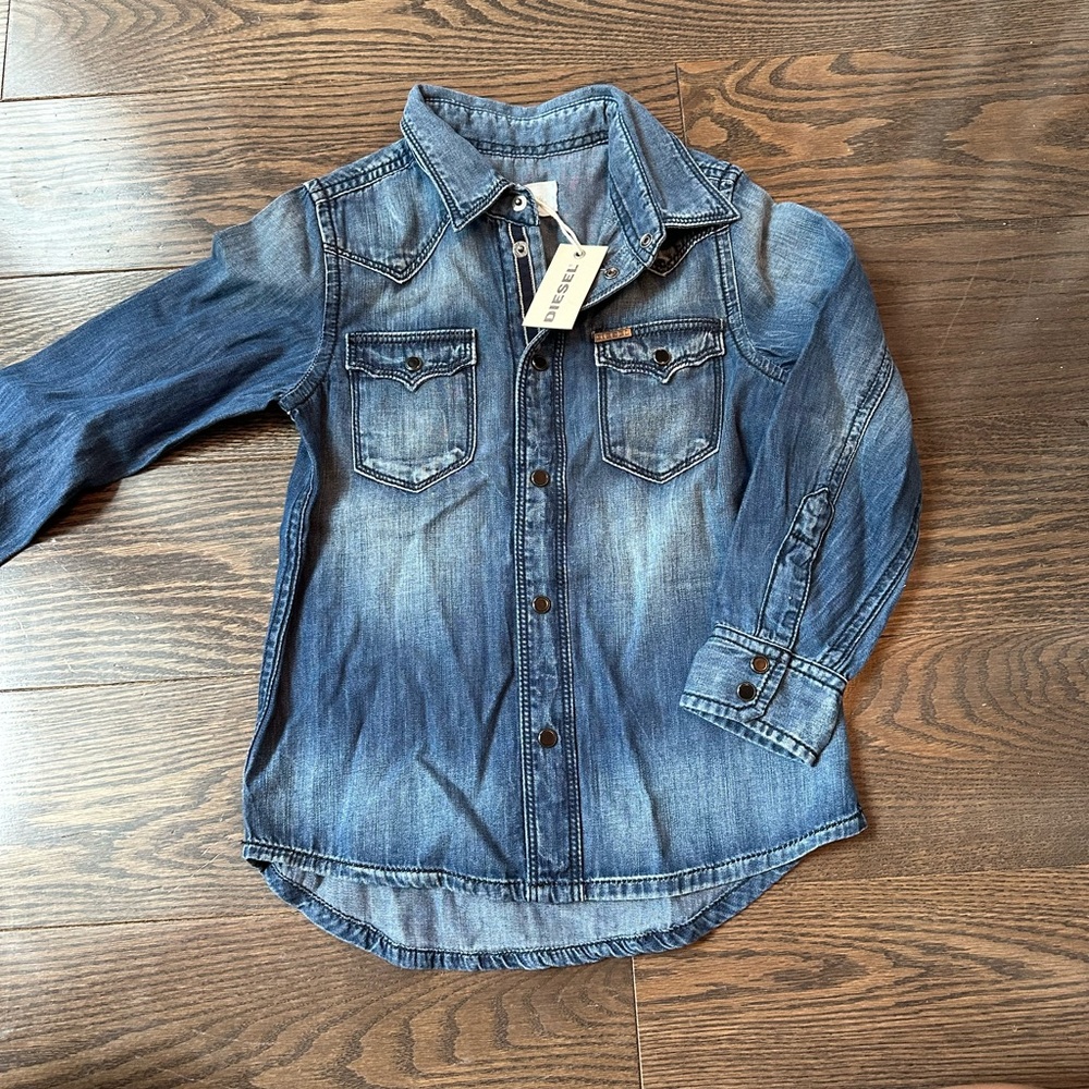 Diesel kids Jean shirt